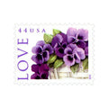 2010 Love-Purple Orchid in Snow Postage First Class Forever Stamps -(100 Pcs 5 Sheets)