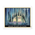 $26.35 Grand Island Ice Caves Stamps – Priority Express Mail -(20 Pcs 5 Sheets)