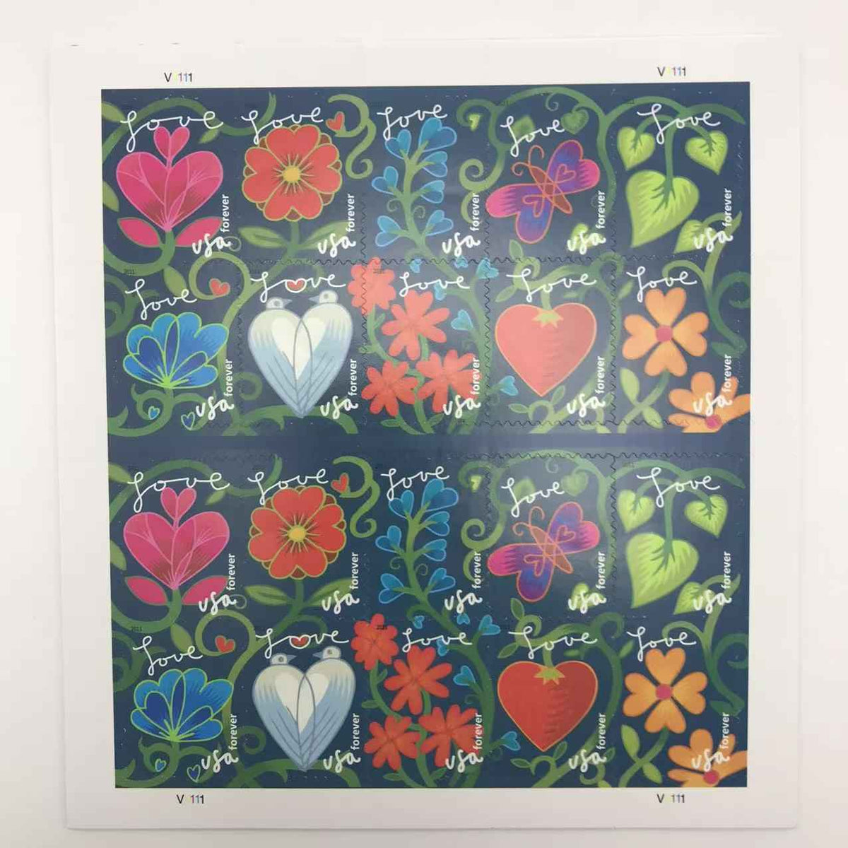 2011 Garden of Love Forever Stamps(5 Books 100pcs)