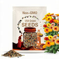 500 Mixed Colors FANCY MIX Pot MARIGOLD Calendula Officinalis Flower Seeds