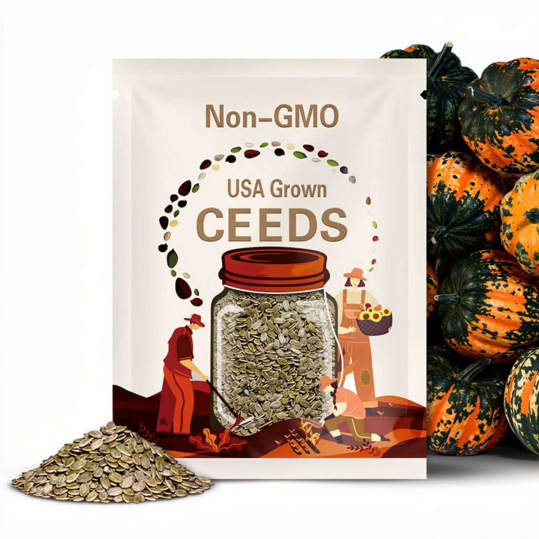 10 Carnival Squash Seeds. Ships free