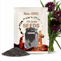 Black Swan Poppy Seeds | Unique Fringed Blooms | Dramatic Dark Red Flowers | Easy to Grow