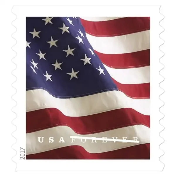2017 US Flag Stamps(Roll of 100) -First-Class Mail(Roll of 100 Stamps)